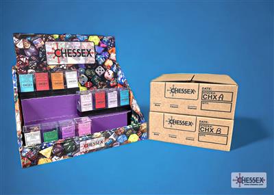 Chessex Box of 50 Mini-Polyhedral 7-Die Sets - 3rd Release