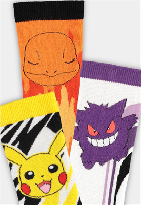 Pokémon - Crew Socks (3Pack) - 39/42