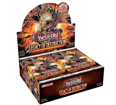 YGO - Legacy Of Destruction Booster Display (24 Packs) - DE