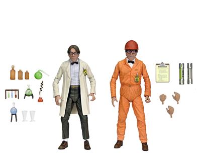 TMNT 2 Secret of the Ooze 7" Action Figures Lab Coat Professor Perry and Hazmat Suit Professor Perry