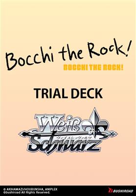 Weiß Schwarz - Bocchi The Rock! Trial Deck Display (6 Decks) - EN