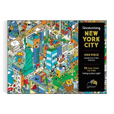 Uncovering New York City Search and Find 1000 Piece Puzzle - EN
