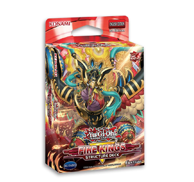 YGO - Fire Kings Revamped (Reprint) Structure Deck Display (8 Decks) - EN