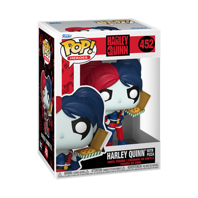 Funko POP! Heroes: DC - Harley w/Pizza