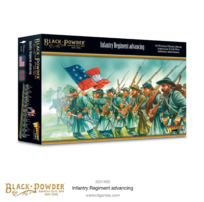 Black Powder - American Civil War: Infantry Regiment Advancing - EN