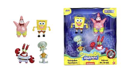 Sponge Bob 4-Pack Figures 2,5"