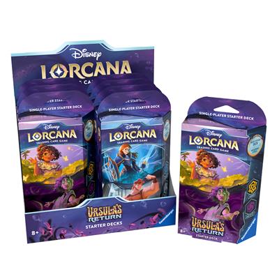 Disney Lorcana: Ursula's Return - Starter Deck Display (8 pcs) - EN