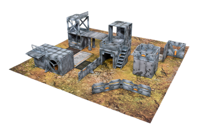 Halo: Flashpoint Deluxe Buildable 3D Terrain Set - EN
