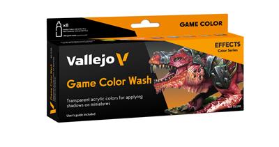 Vallejo - Game Color Wash 8 colors set 18 ml