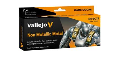Vallejo - Game Color Non Metallic Metal 8 colors set 18 ml
