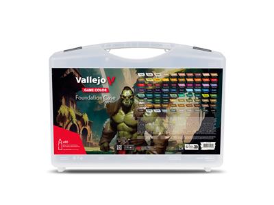 Vallejo - Foundation Case. Includes 80 opaque colors