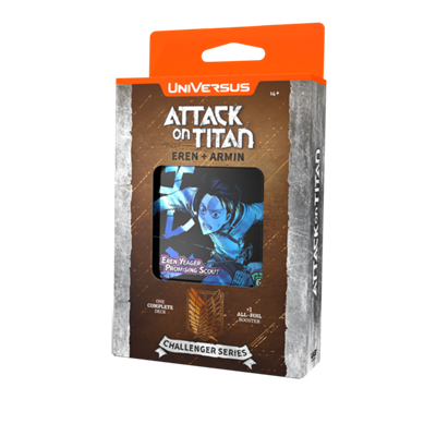 Universus CCG: Attack on Titan "Battle for Humanity" Challenger Series Deck Display (4 Decks) - EN