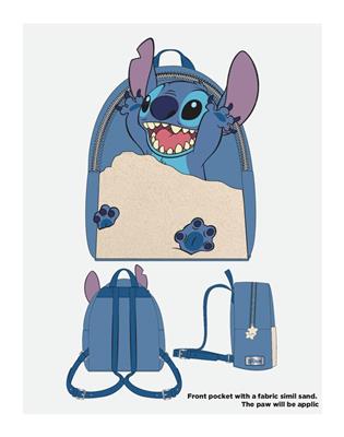 Lilo & Stitch - Beach Day Stitch - Novelty Mini Back Pack