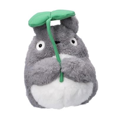 Nakayoshi Plush Big Totoro with leaf - My Neighbor Totoro