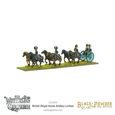 Black Powder - Epic Battles Waterloo - British Royal Horse Artillery Limber