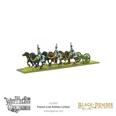 Black Powder - Epic Battles Waterloo - French Line Artillery Limber