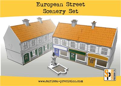 Sarissa Hobby & Terrain - European Street Scenery Set
