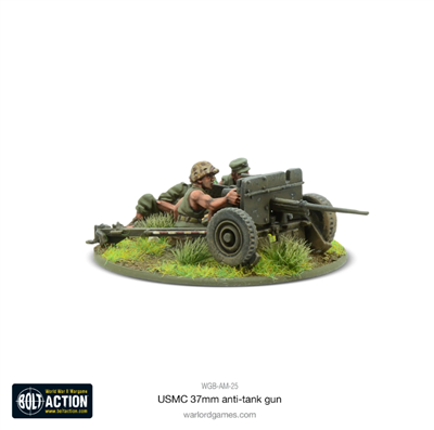 Bolt Action - USMC M3A1 37mm Anti-Tank Gun - EN