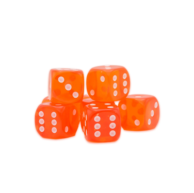 Warlord Games Dice - Fire Opel D6 Dice - 15mm (8)