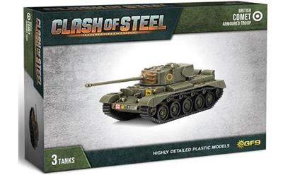 Clash of Steel - Comet Armoured Troop (x3 Plastic)- EN