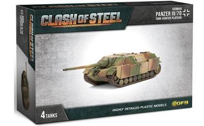 Clash of Steel - Panzer IV/70 Tank-hunter Platoon (x4 Plastic) - EN
