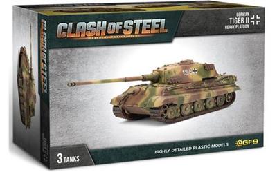 Clash of Steel - Tiger II Heavy Tank Platoon (x3 Plastic) - EN