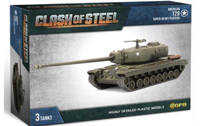 Clash of Steel - T29 Super-Heavy Tank Platoon (x3 Plastic) - EN