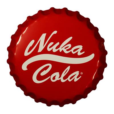 Fallout Nuka-Cola Bottle Cap Tin Sign