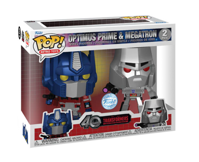 Funko POP! Retro Toys: Transformers - OP/MT 2PK(MT)