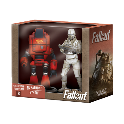 Fallout Collectible Figures Set Nukatron & Synth