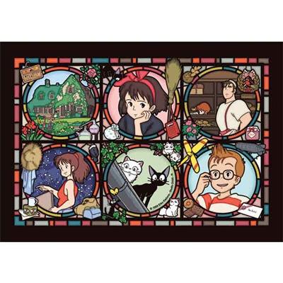 Puzzle Stained Glass 1000P Characters - Kiki's Delivery Service