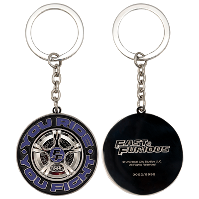 Fast & Furious ‘You Ride You Fight’ Keyring