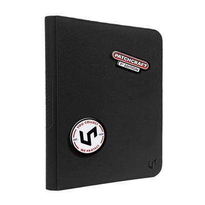 UP - Patchcraft Zippered 9-Pocket PRO-Binder Black