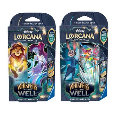Disney Lorcana: Whispers in the Well - Starter Deck Display (8 pcs) - EN