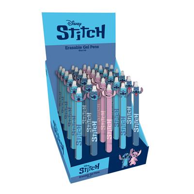 LILO & STITCH (CORE BLUE) ERASABLE INK GEL PENS CDU X30