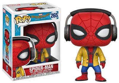Funko POP! Movies Spider-Man Homecoming - Spider-Man With Headphones Vinyl Figure 10cm
