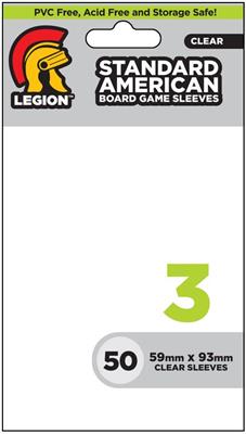 Legion: Board Game Sleeve 3 - Standard American (50 Sleeves)