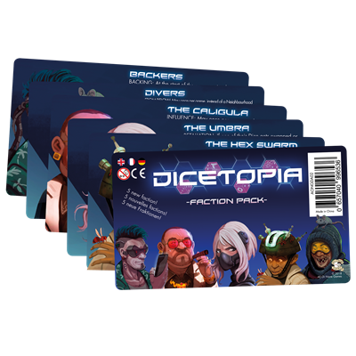 Dicetopia: Faction Pack - EN/FR/DE