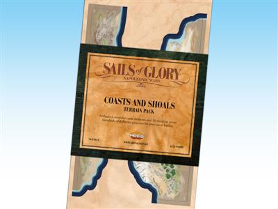 Sails Of Glory – Terrain Pack – Coasts and Shoals Accessory - EN