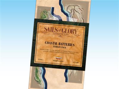 Sails Of Glory – Terrain Pack – Coastal Batteries Accessory - EN
