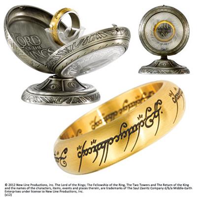 The Lord of the Rings One Ring Stainless Steel - Gold colour