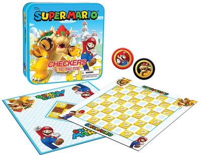 Super Mario Checkers and Tic-Tac-Toe - EN