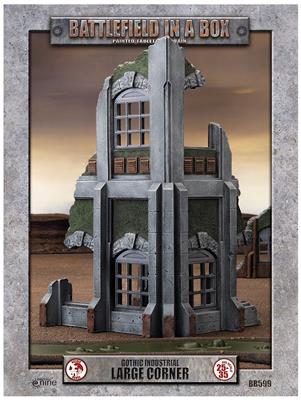 Battlefield In A Box - Gothic Industrial Ruins - Large Corner