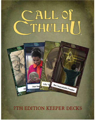 Call of Cthulhu RPG - Call of Cthulhu Keeper Decks - EN