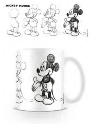 Pyramid Everyday Mugs - Mickey Mouse (Sketch Process)
