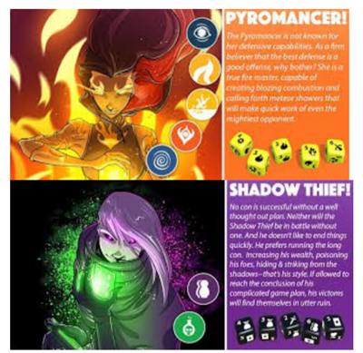 Dice Throne S1R Box 3 Pyromancer v Shadow Thief - EN