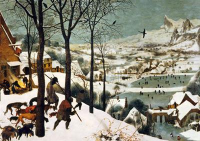 Puzzle: Bruegel - Jäger im Schnee (1000 Teile)