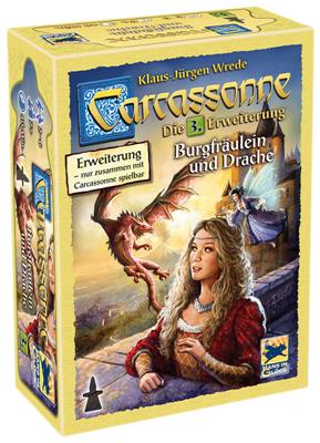 Carcassonne - Burgfräulein und Drache - DE