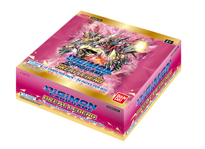 Digimon Card Game - Great Legend Booster Display BT04 (24 Packs) - EN