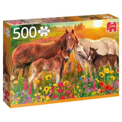 Pferde auf der Weide - 500 Teile
